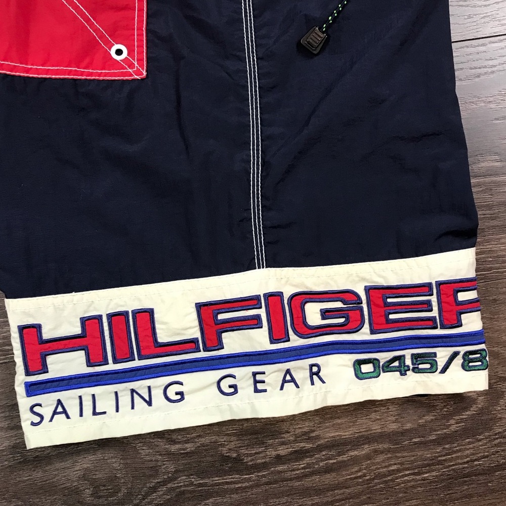 Tommy Hilfiger Authentic Sailing Gear Men’s 1988 Vintage Swim Trunk Shorts Sz L - Picture 11 of 14